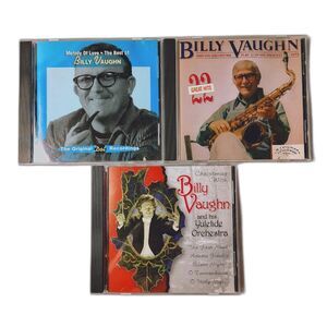 Lot 3 Billy Vaughn Music CDs Christmas Orchestra Melody of Love